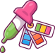 Art Tools Vector Design Illustration Pack-01